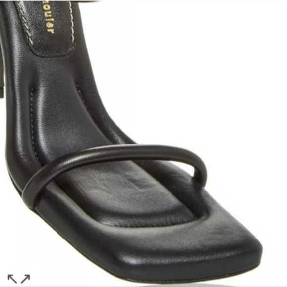 Proenza Schouler Square Toe High Heel Sandals Black 38.5 - Picture 5 of 9